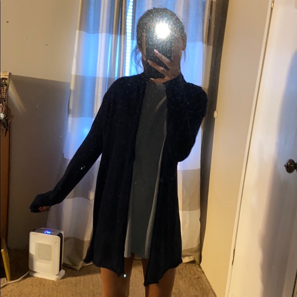 old navy navy cardigan